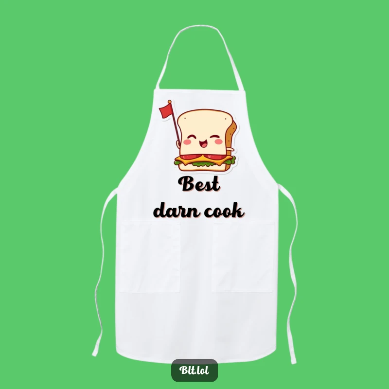 Funny BLT Apron - Chef's Hilarious Anthropomorphic Sandwich Kitchen Essential Gift