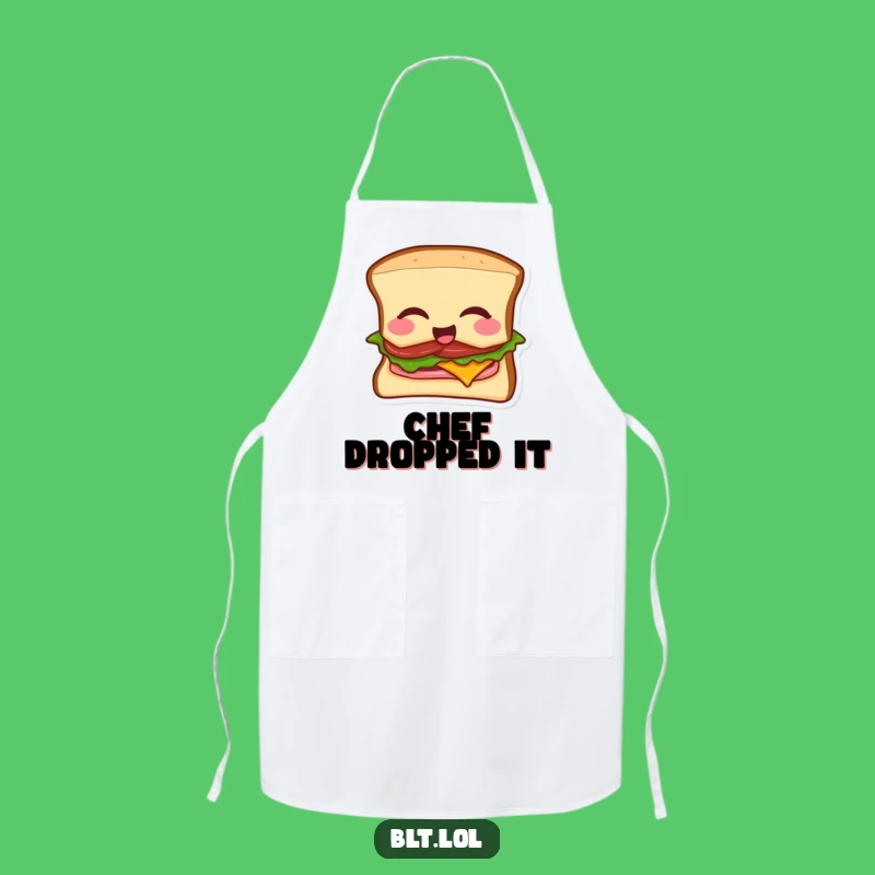 Funny BLT Mic Drop Apron: Cook with Confidence and Comedy