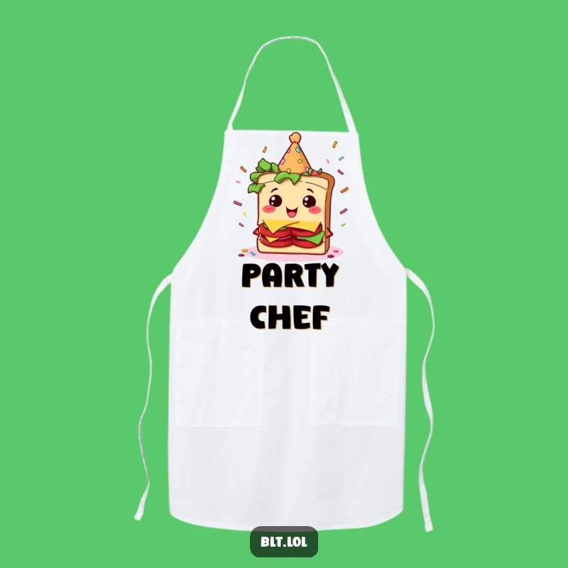Funny BLT Party Sandwich Chef Apron - Kitchen Celebration Gift
