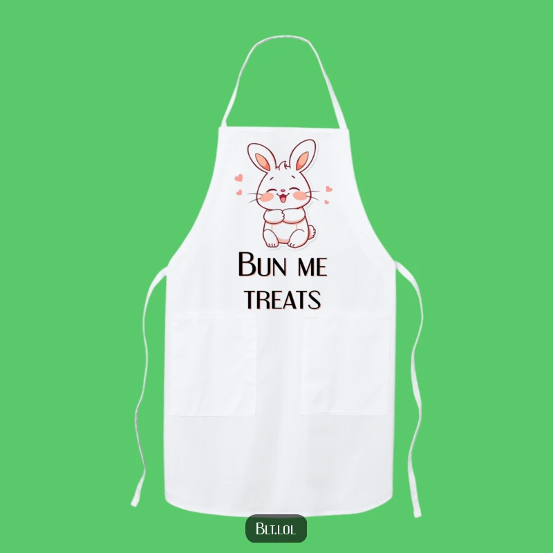 Funny Bun Hugging Apron: Bake and Hug with Care!