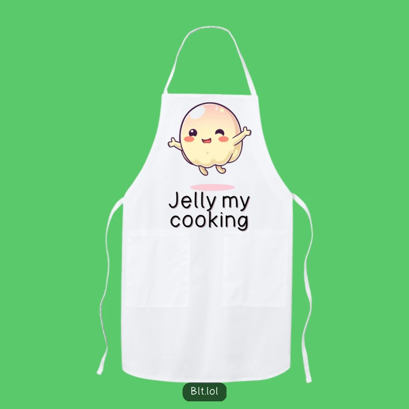 Funny Wobbly Jelly Bouncing Apron: Cook with Dessert Delight!