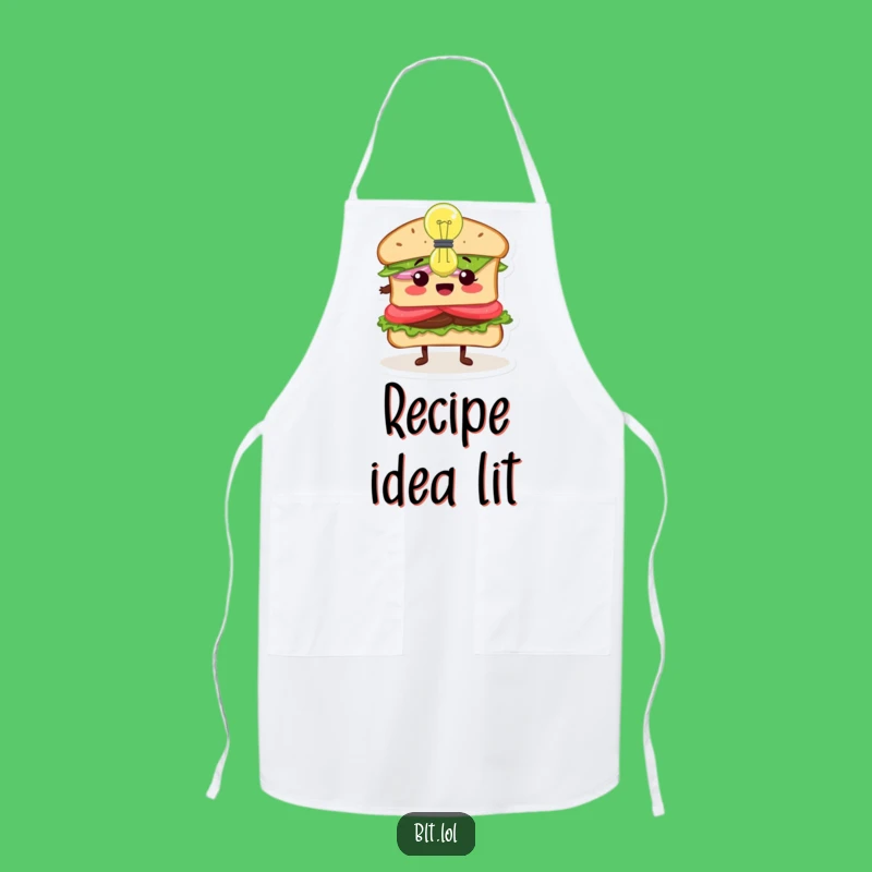 Funny Inspired BLT Sandwich Apron - Cook Up Brilliant Ideas