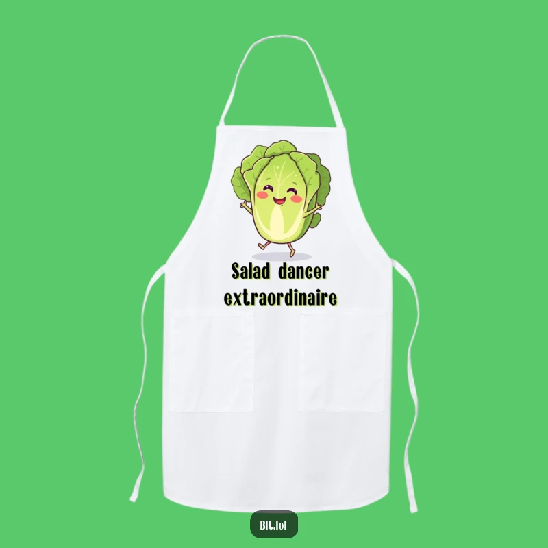 Funny Lettuce Jig Apron: Kitchen Fun with Dancing Veggie Humor, Perfect Funny Gift!