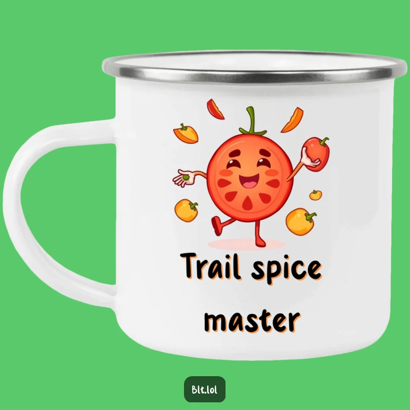 Durable Funny Tomato Camping Mug: Adventure with a Side of Spice