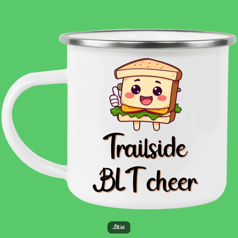 Funny BLT Sandwich Camping Mug: Outdoor Meals with Foodie Fun, Perfect Funny Gift!