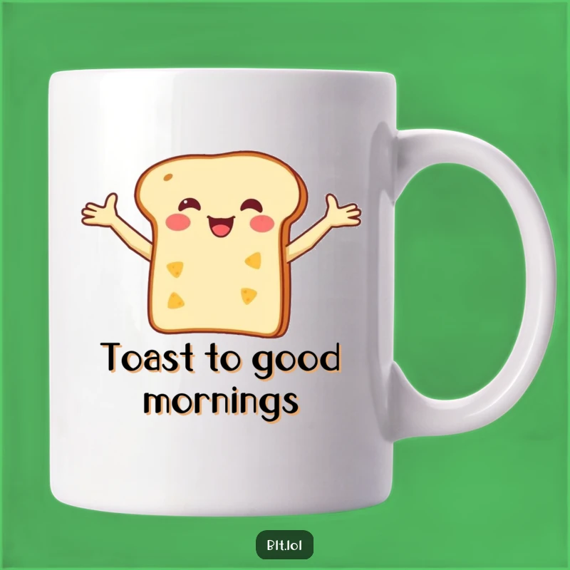 Funny Bread & Cheese Mug: Whimsical Foodie Design, Perfect Funny Gift for Lovers!