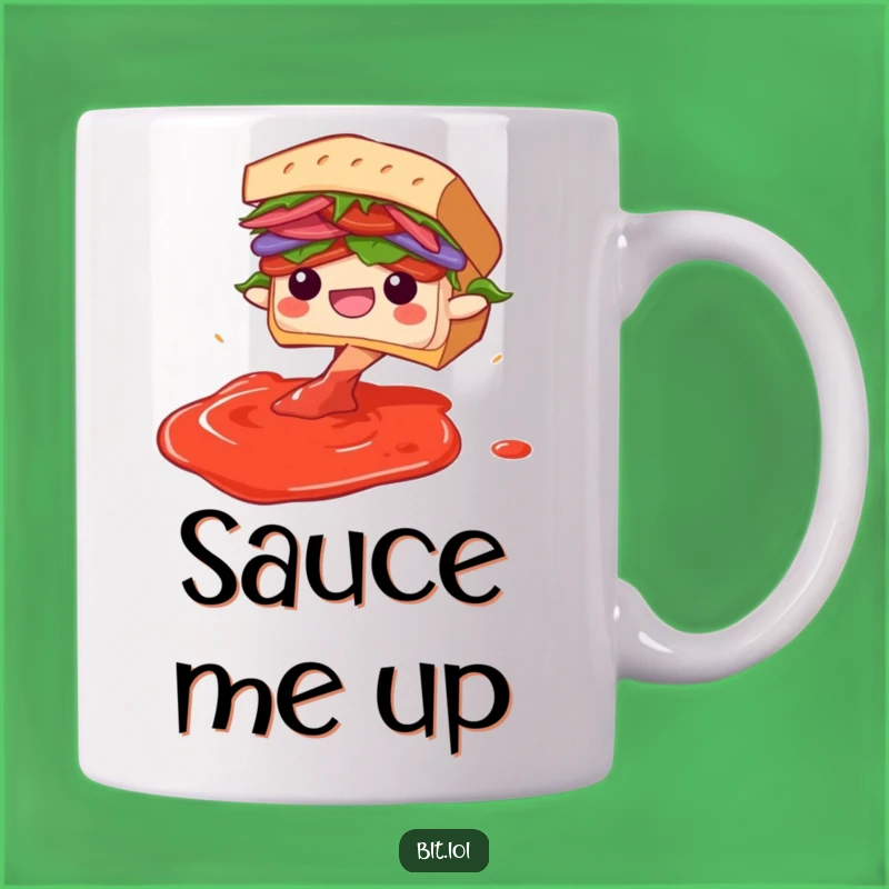 Funny Diving BLT Sandwich Mug: Glee Sauce Pool Humor, Perfect Gift
