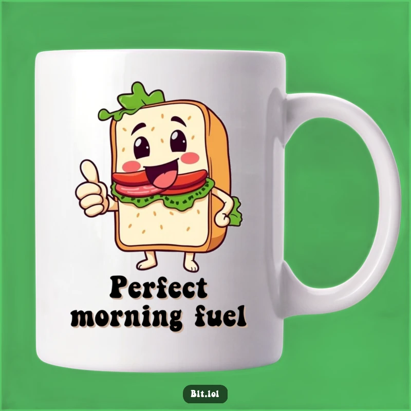 Funny Thumbs Up BLT Sandwich Mug - Exuberant Gift for Sandwich Lovers