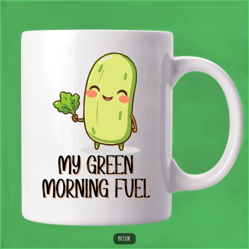 Funny Pickle Pal Mug - Adorable Anthropomorphic Vegetable Gift for Veggie Lovers