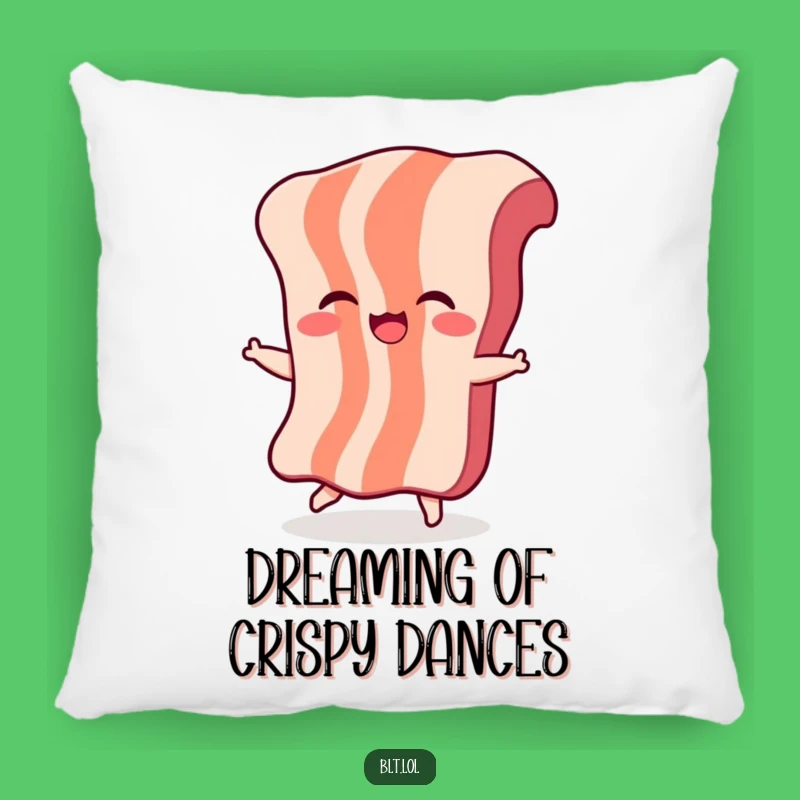 Funny Bacon Dance Pillow - Cozy & Comical Accent, Ideal Humorous Gift