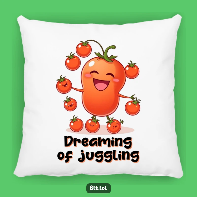 Funny Tomato Juggling Pillow: Comfort with a Side of Garden Fun