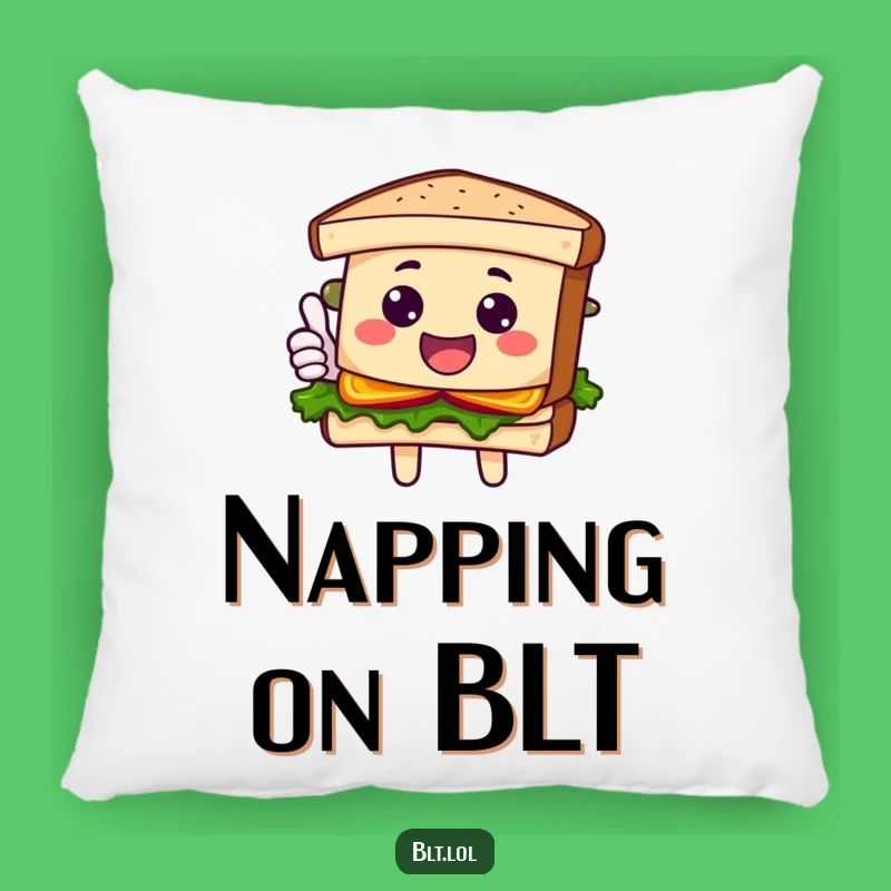 Funny BLT Sandwich Pillow: Comfy Cushion with Foodie Vibes, Ideal Funny Gift!