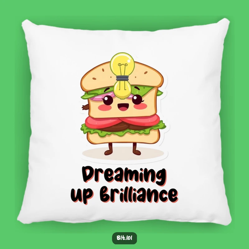 Funny Inspired BLT Sandwich Pillow - Cozy Comfort for Creative Minds