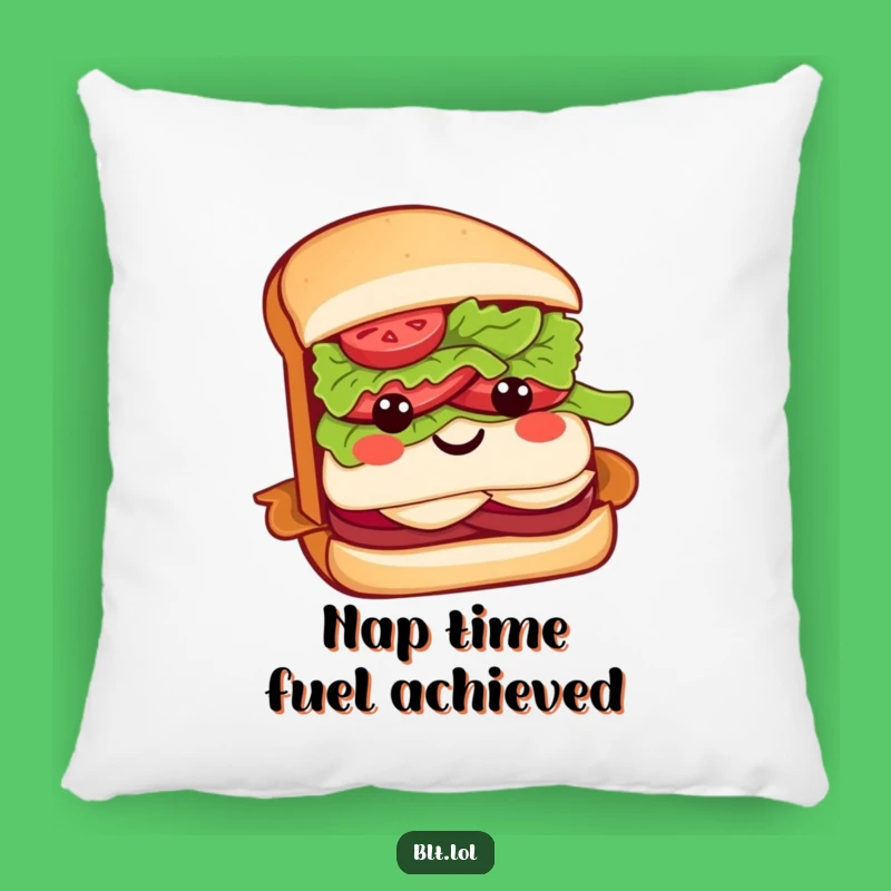 Soft Funny BLT Sandwich Pillow: Cuddle Up with Culinary Comedy