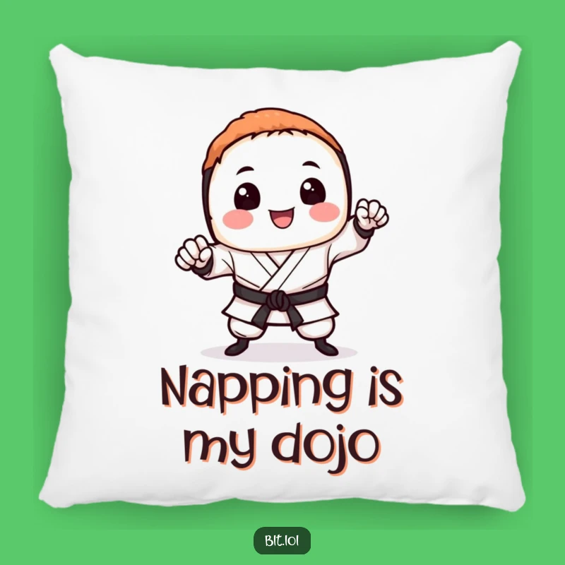 Funny Sushi Karate Chop Pillow: Comfy & Hilarious Home Decor Accent