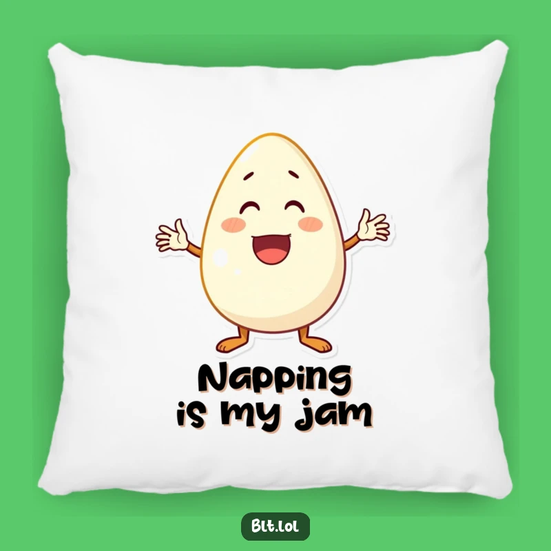 Funny Waving Egg Pillow: Comfy & Cheerful Decor Gift