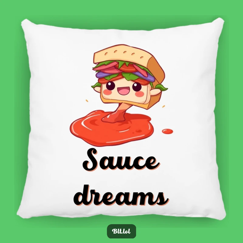 Funny Diving BLT Sandwich Pillow: Cozy Sauce Pool Cushion, Perfect Gift