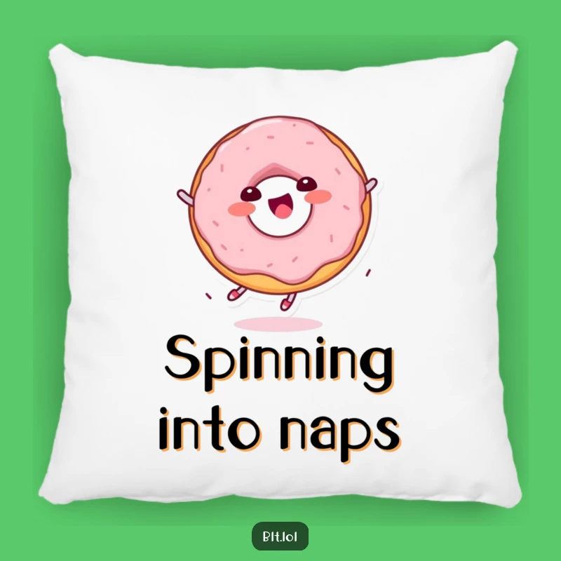 Funny Kawaii Donut Spinning Pillow: Cuddle Up With Sweet Comfort
