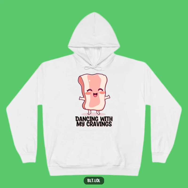 Cozy Funny Bacon Hoodie: Dance Through the Day in Comfort