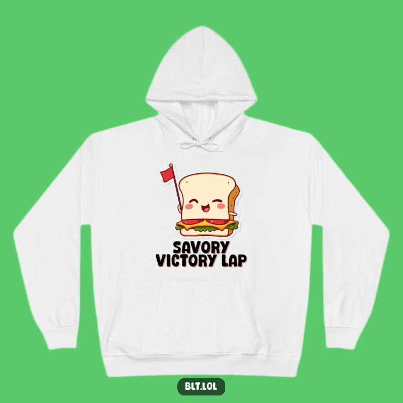 Cozy Funny BLT Hoodie - Warm & Cheeky Anthropomorphic Sandwich Apparel Gift