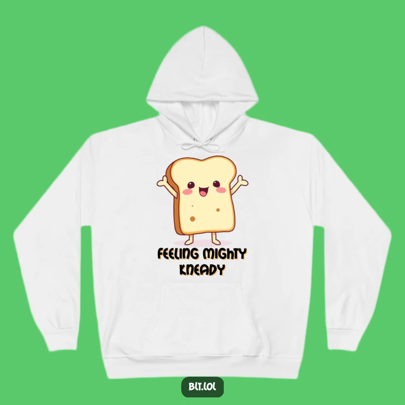 Cozy Funny Bread Hoodie - Warm & Cheerful Anthropomorphic Foodie Apparel Gift
