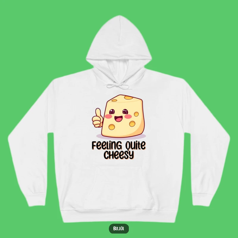Cozy Funny Cheesy Thumbs Up Hoodie - Warm & Positive Gift