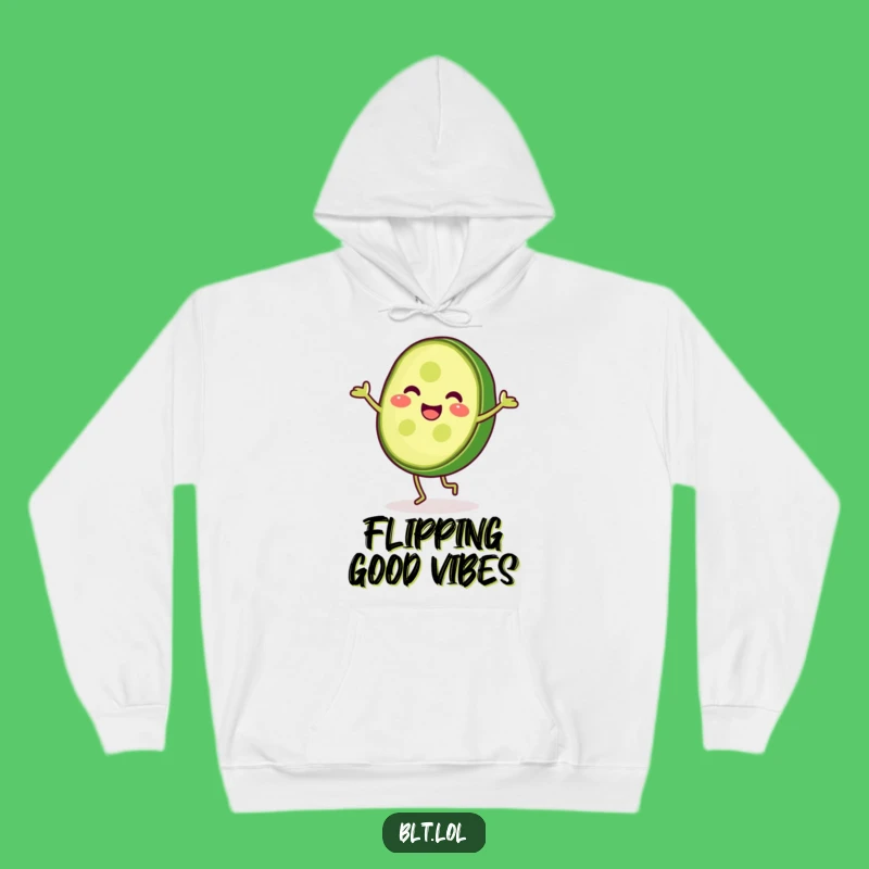 Funny Pickle Cartwheel Hoodie: Cozy Comfort with Energetic Humor for Gift Giving