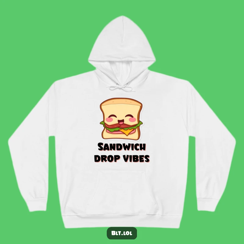 Funny BLT Mic Drop Hoodie: Cozy & Hilarious Sandwich Apparel