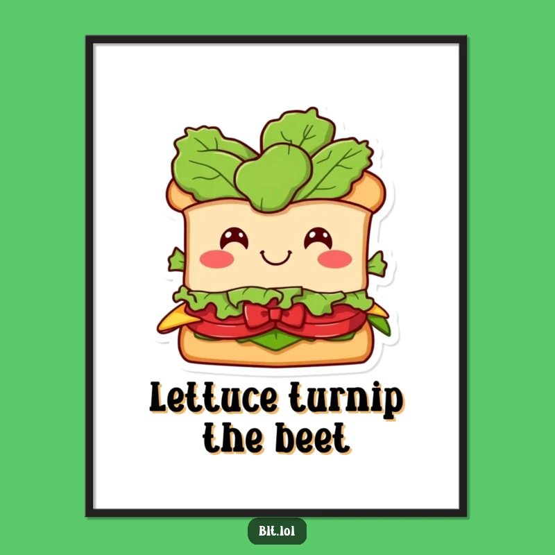 Free Printable BLT Sandwich Wall Art: Funny Downloadable Decor for Your Kitchen