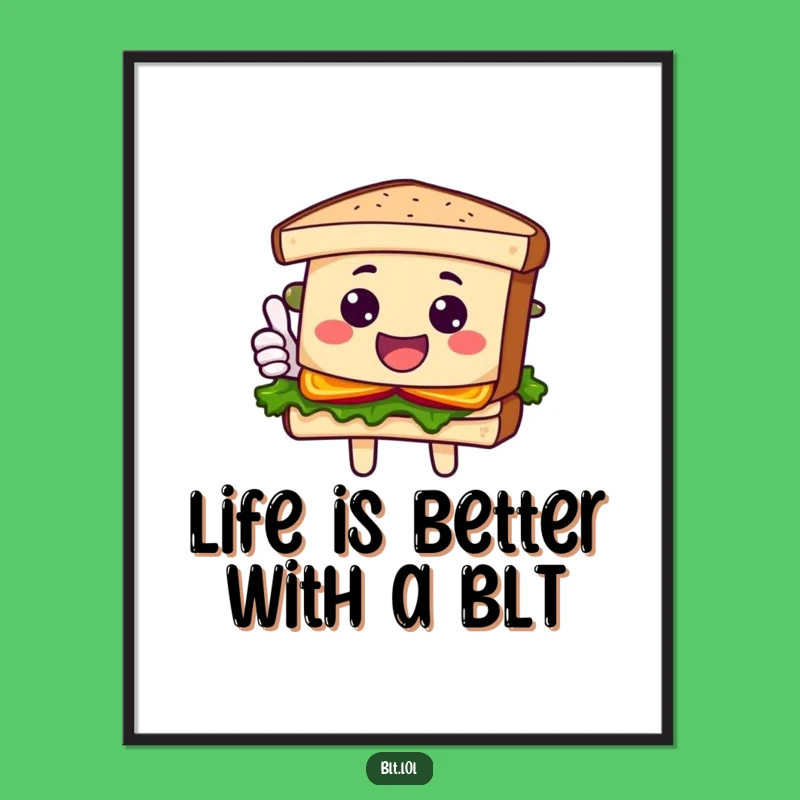 Free Printable Wall Art: BLT Thumbs Up Decor Downloadable