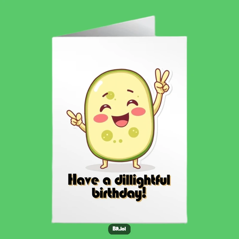 Free Printable Birthday Card: Victorious Pickle Slice Funny Downloadable Gift