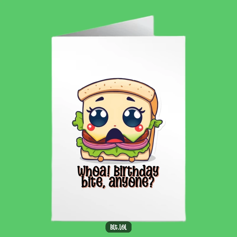 Free Printable BLT Surprise Birthday Card - Funny Downloadable Gift Card for Foodies