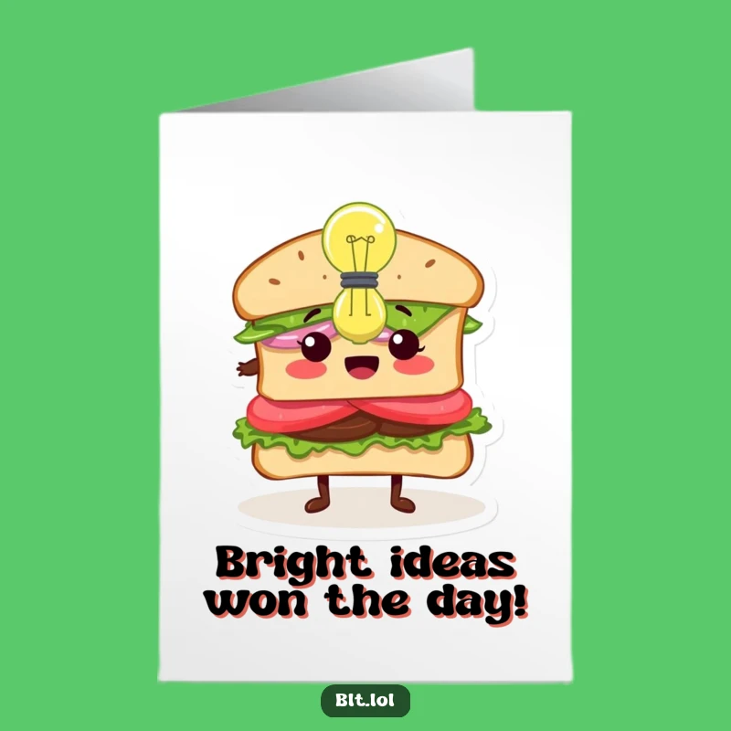 Free Printable BLT Eureka Congrats Card Smart Downloadable Gift