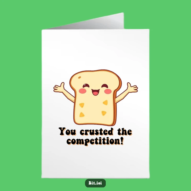 Free Printable Congrats Card: Bread Cheese Celebration Downloadable