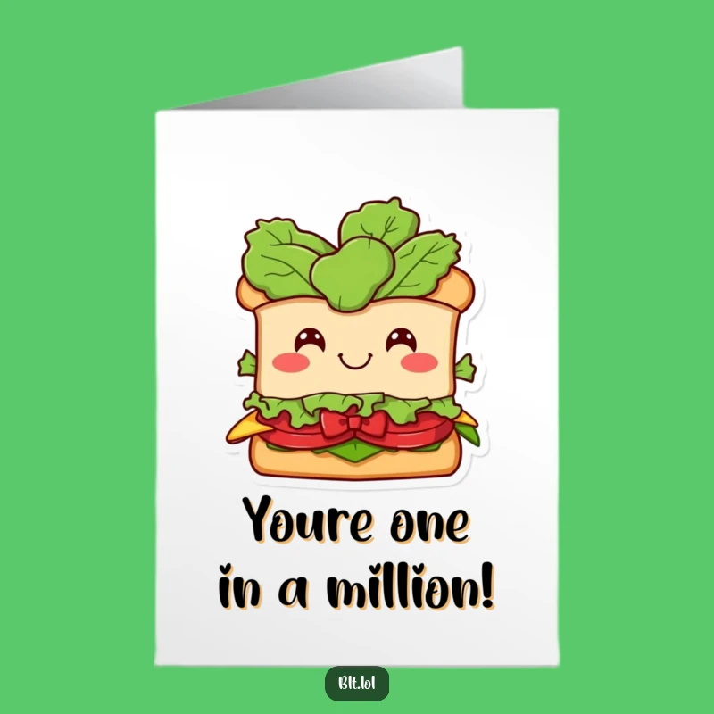 Free Printable BLT Sandwich Congratulations Card: Humorous Downloadable for Any Occasion