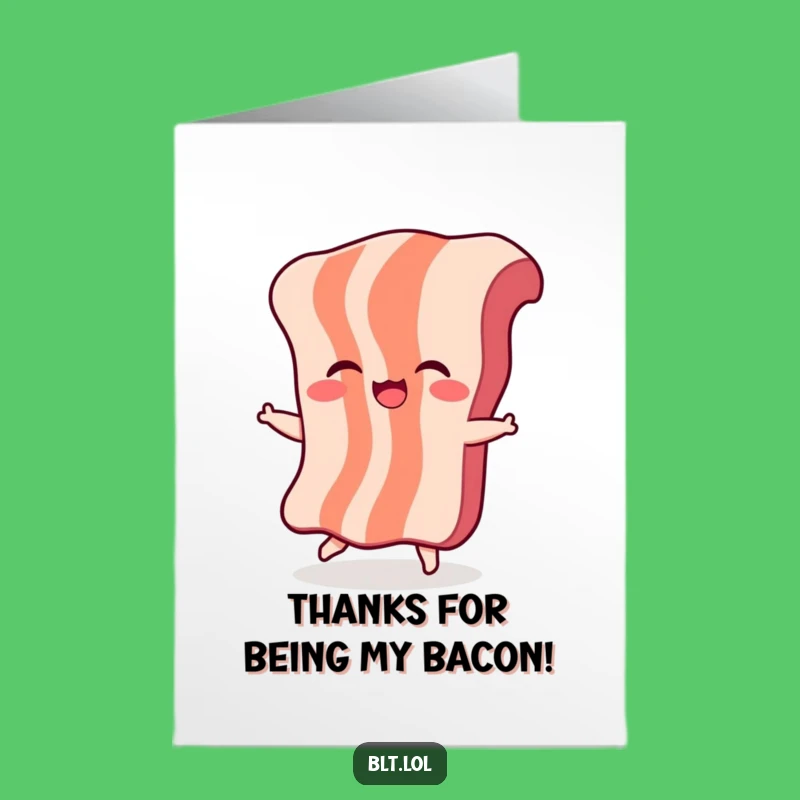 Free Printable Bacon Thank You Card: A Crispy Way to Say Thanks