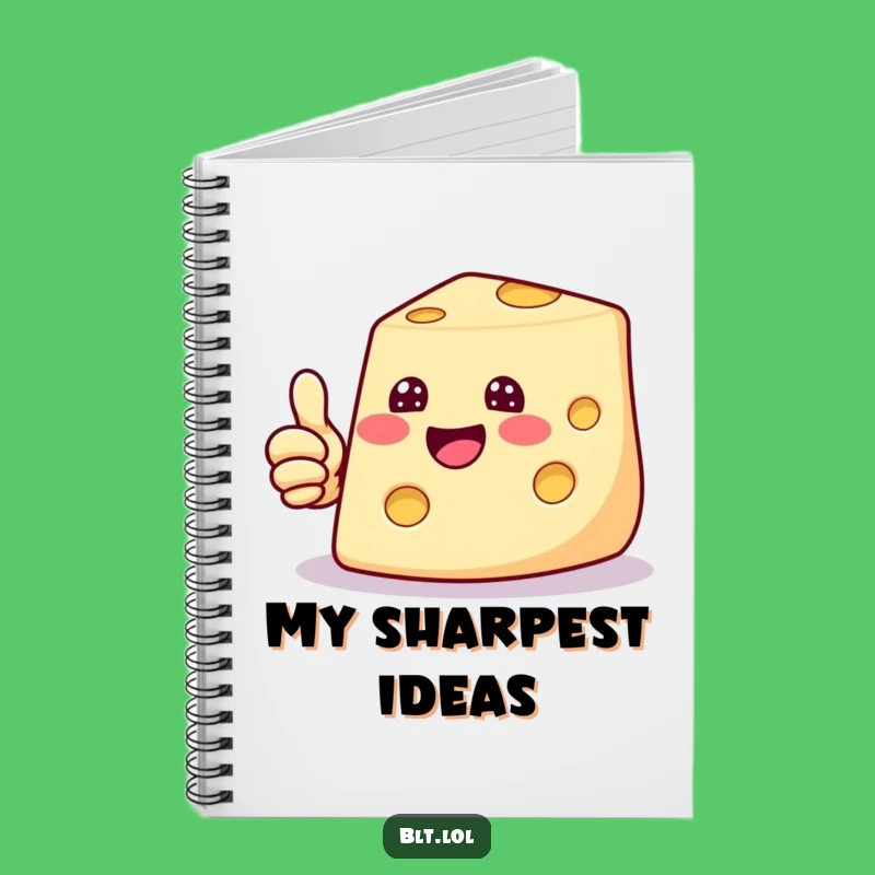 Funny Cheesy Thumbs Up Notebook - Jot Down Positive Ideas