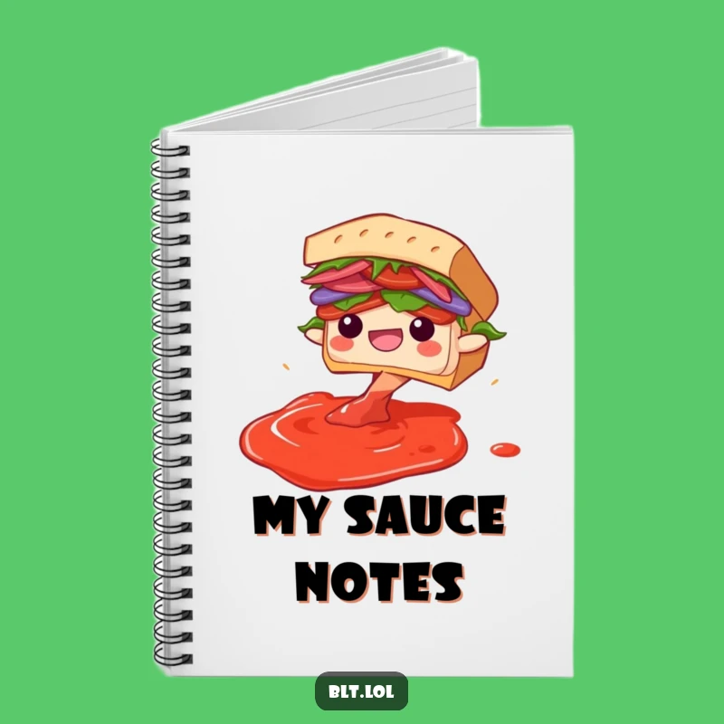 Funny Diving BLT Sandwich Notebook: Sauce Pool Journal, Perfect Gift