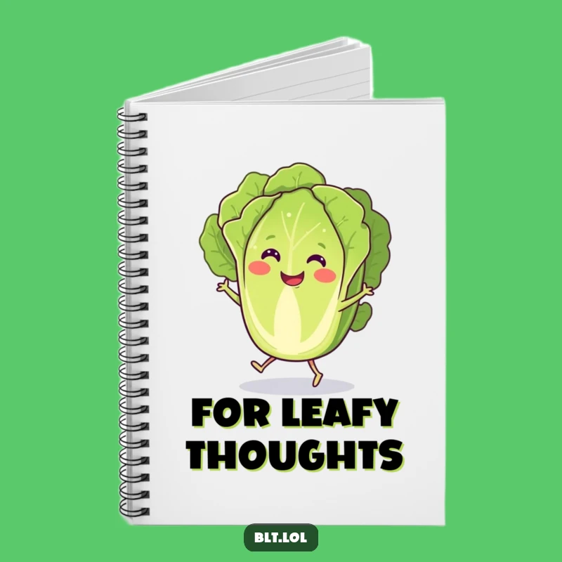 Funny Lettuce Jig Notebook: Jot Down Ideas with Dancing Veggie Humor, Great Funny Gift!