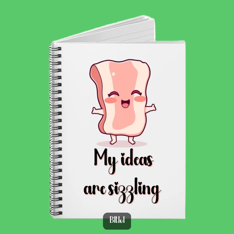 Funny Bacon Notebook: Write Down Your Delicious Thoughts