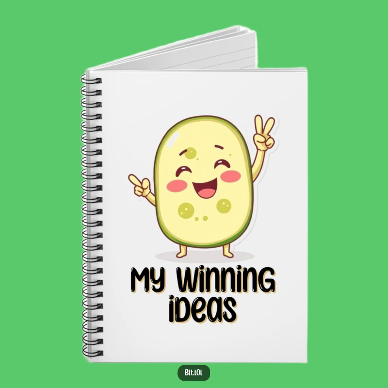 Funny Victorious Pickle Slice Notebook - Jot Down Winning Ideas