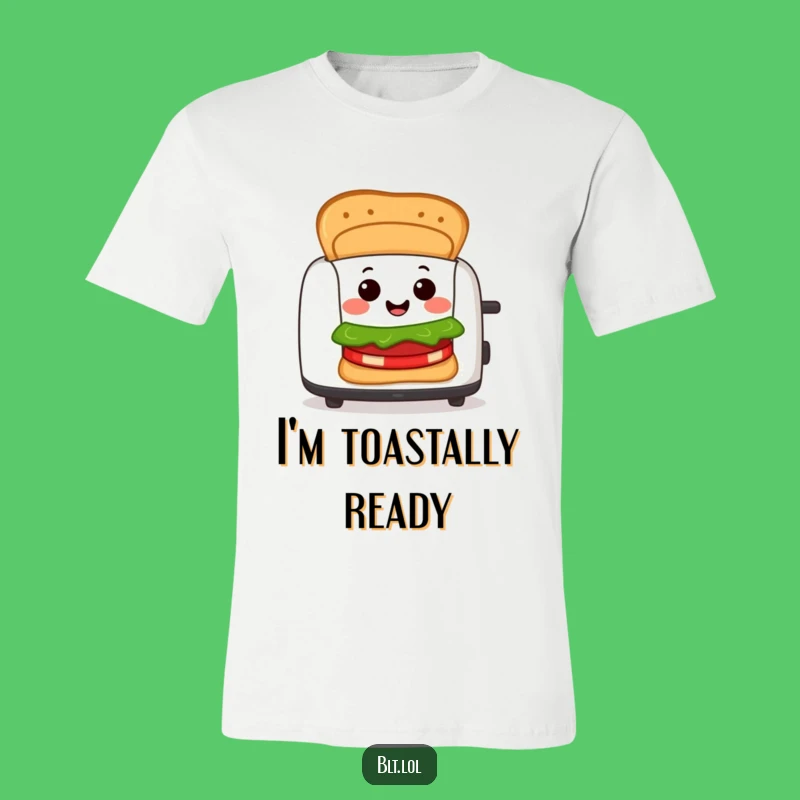 Funny BLT Toaster T-Shirt: Cheerful Sandwich Character Tee Makes a Great Funny Gift