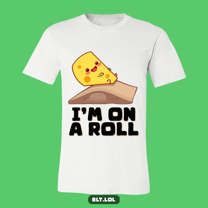 Funny Cheese Ramp Slide T-Shirt: Wearable Dairy Fun for Cheese Lovers and Gift Seekers