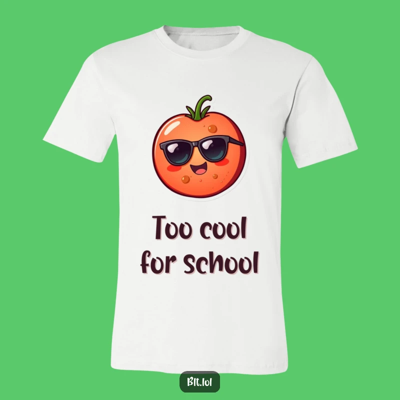 Funny Tomato Sunglasses T-Shirt - Cool Cheerful Veggie Graphic Tee