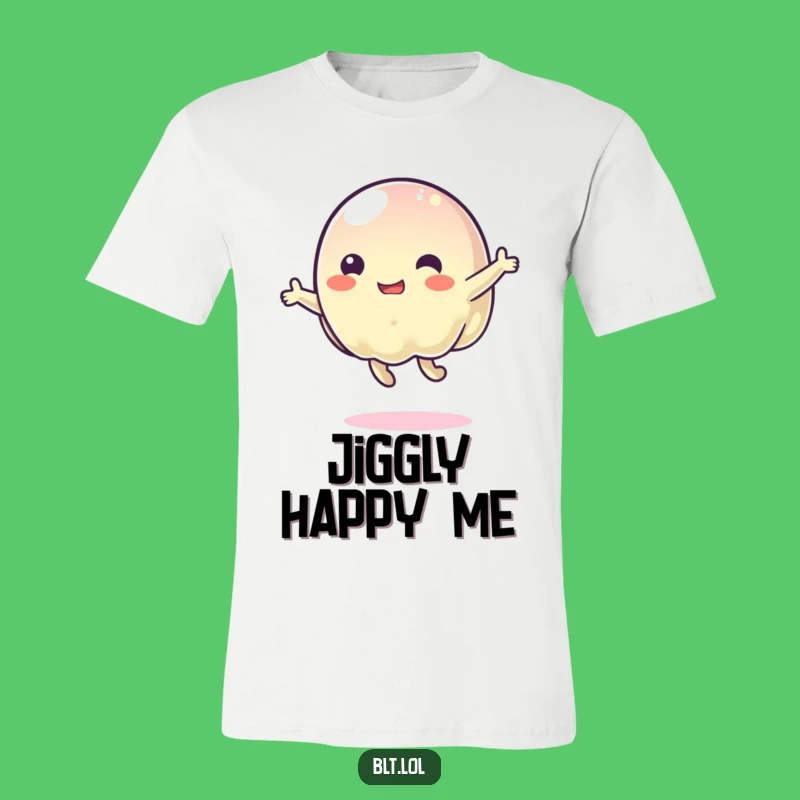 Funny Wobbly Jelly Bouncing T-Shirt: Wear Your Energetic Vibes!
