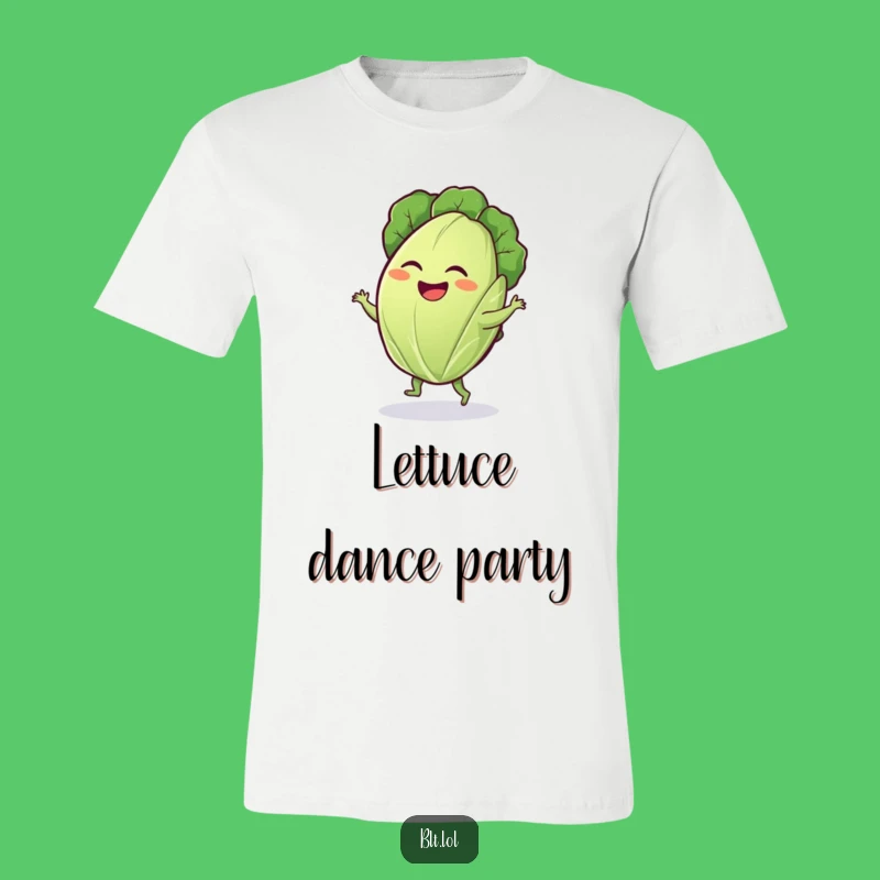 Funny Lettuce Dance T-Shirt: Lively Veggie Tee for Fun Foodies