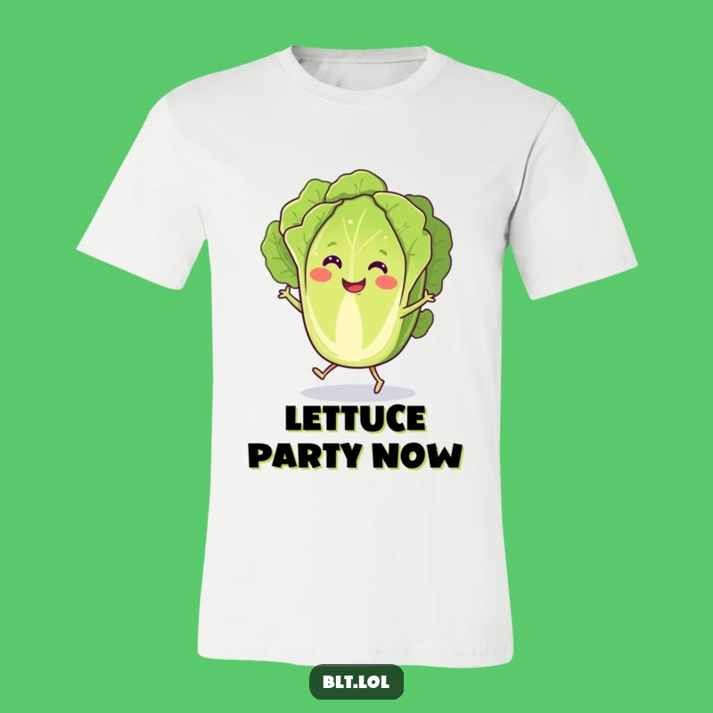 Funny Lettuce Dance T-Shirt: Wearable Veggie Joy, Ideal Funny Gift for Laughs!