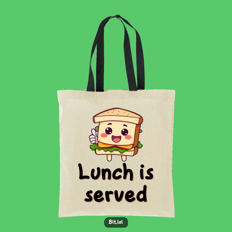 Funny BLT Sandwich Tote Bag: Carry Your Essentials with Foodie Fun, Perfect Funny Gift!