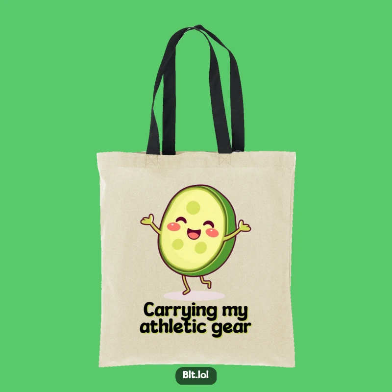Funny Pickle Cartwheel Tote Bag: Carry Your Essentials with Zesty Humor and Gift Ideas